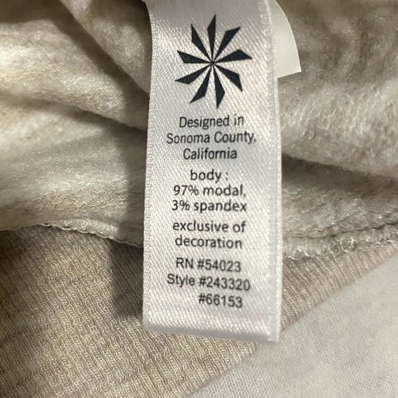 Athleta Studio Striped Boatneck Sweater Tan Size XS - Picture 6 of 6